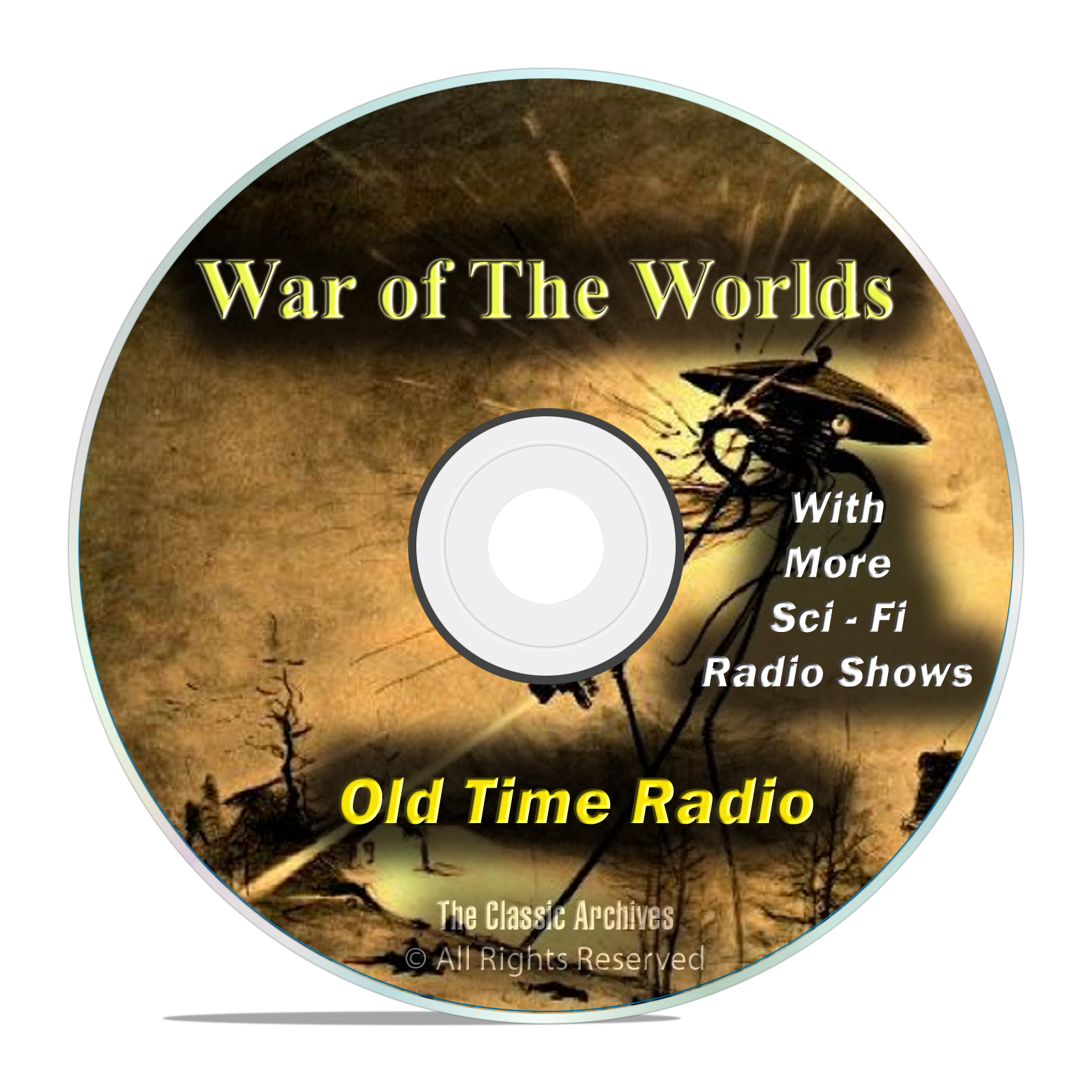The War of the Worlds, HG Wells, with 960 Old Time Radio SCI FI Episodes