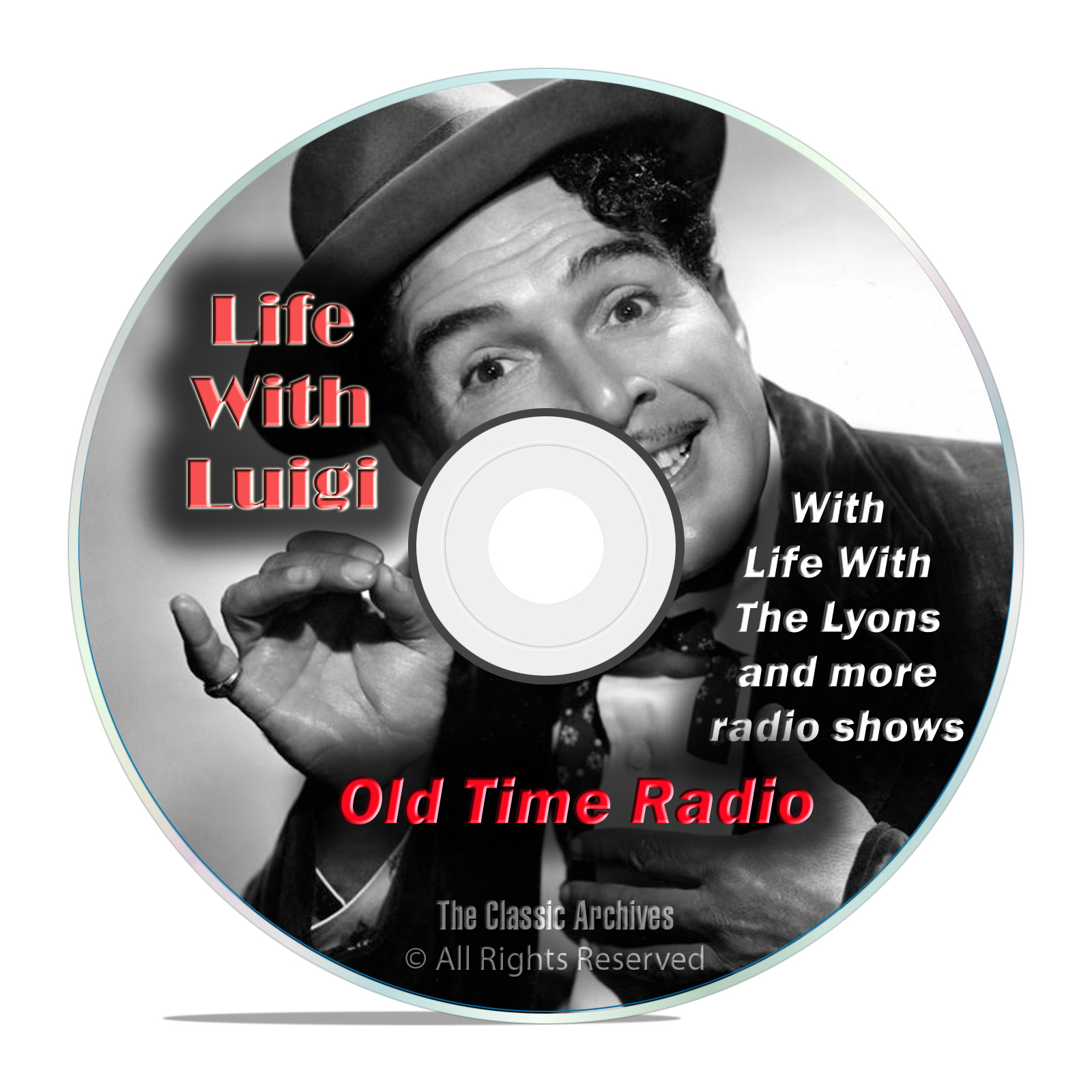 Life With Luigi, 924 Old Time Radio Sitcom Comedy Shows With Bonus mp3 DVD