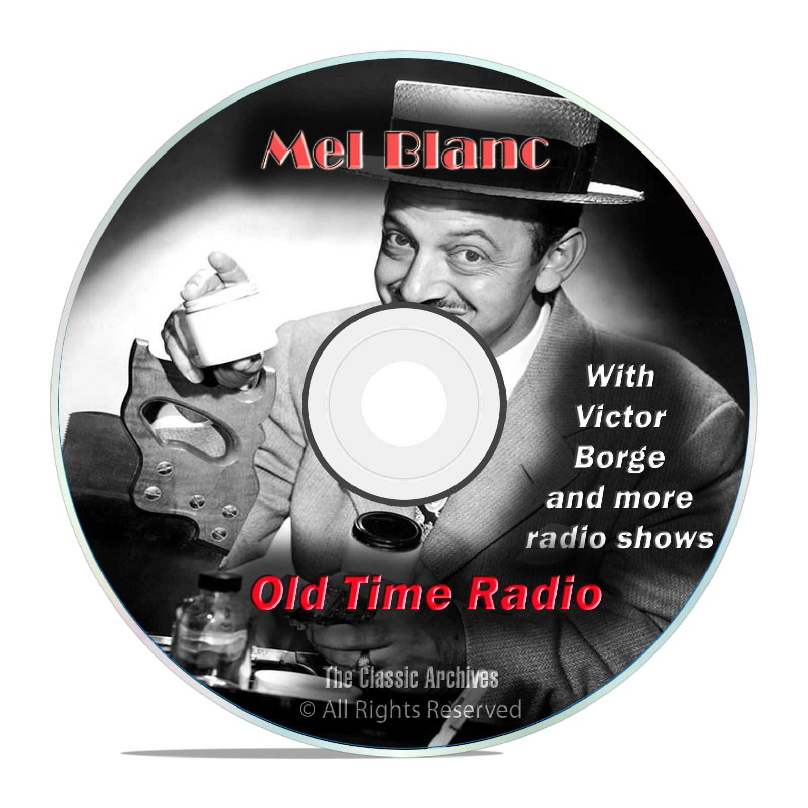 Mel Blanc, 672 Old Time Radio Sitcom Stand Up Comedy Variety Shows mp3 DVD