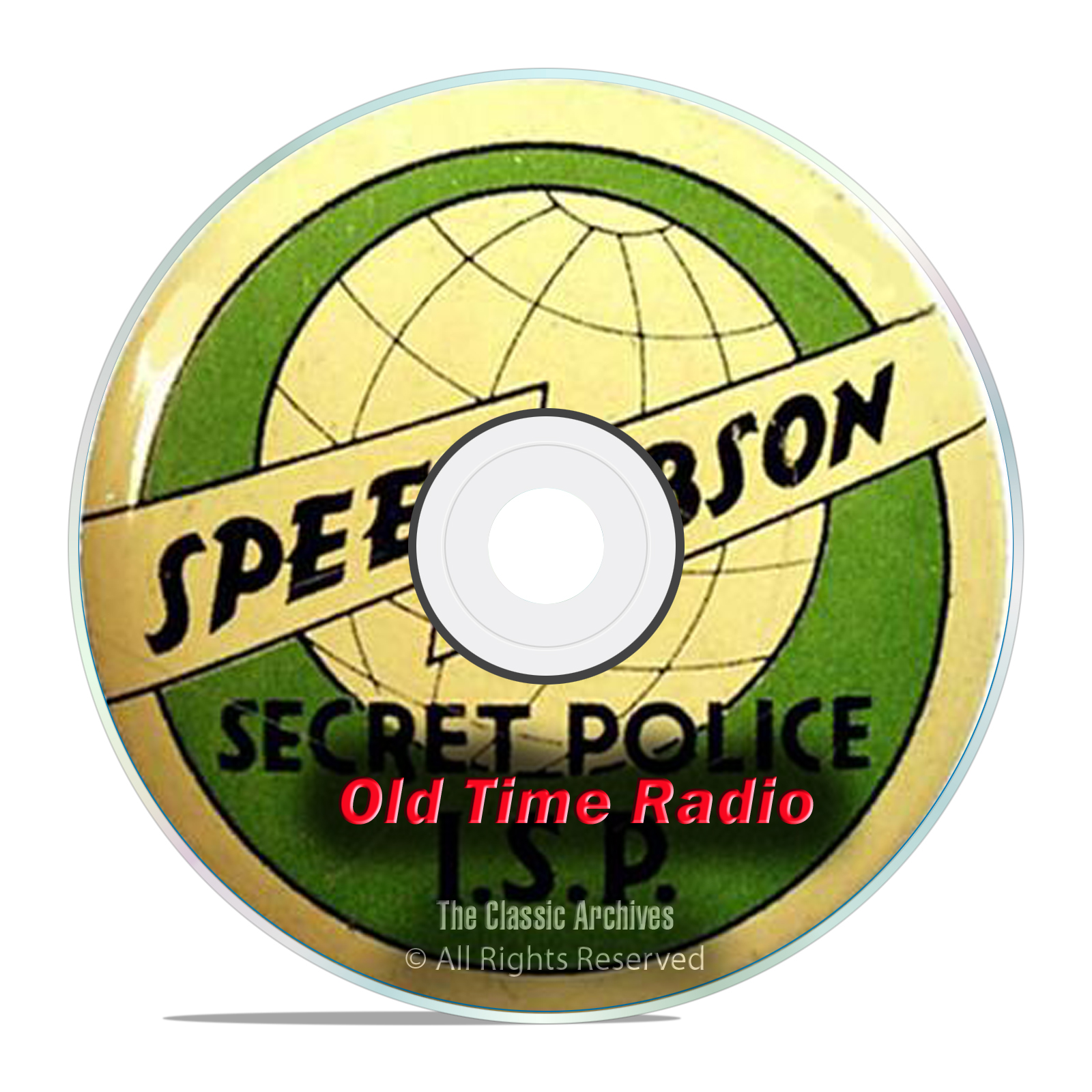 Speed Gibson, 722 Old Time Radio Shows, Detective Crime Drama mp3 DVD