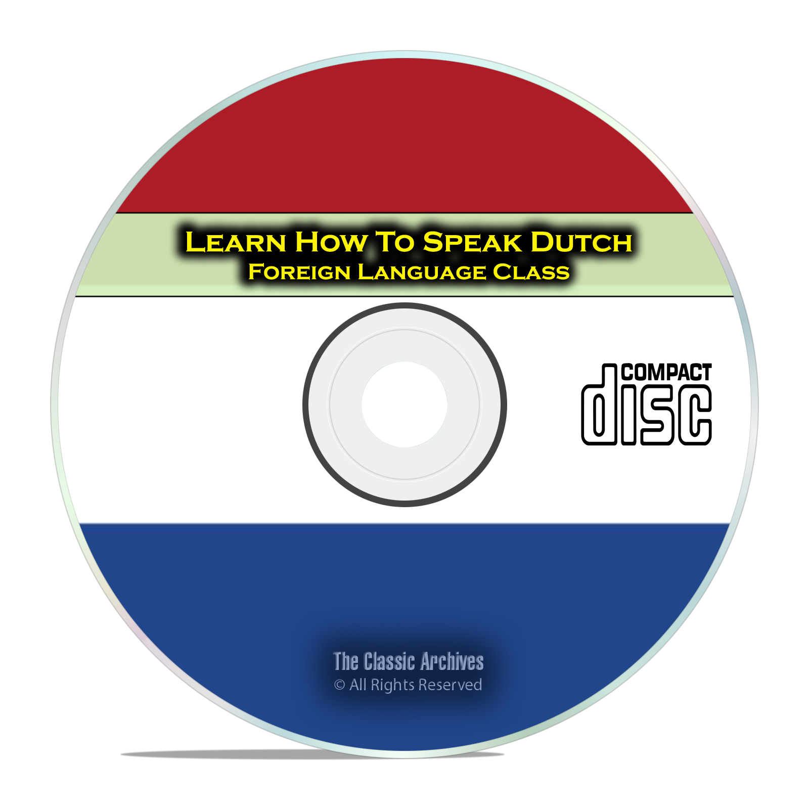 Learn How To Speak Dutch, Fast & Easy Foreign Language Training Course CD
