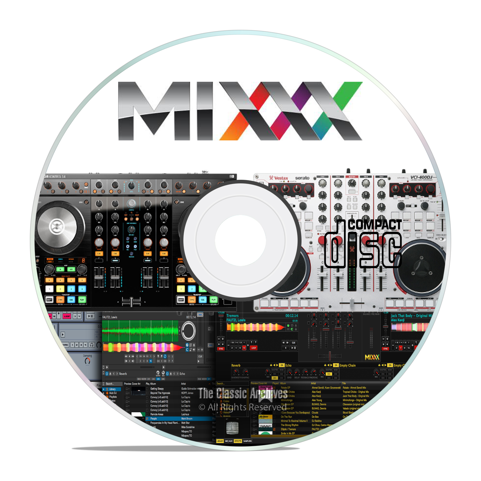 Professional DJ Music Mixing Software, Mixxx, MIDI Controller Support CD