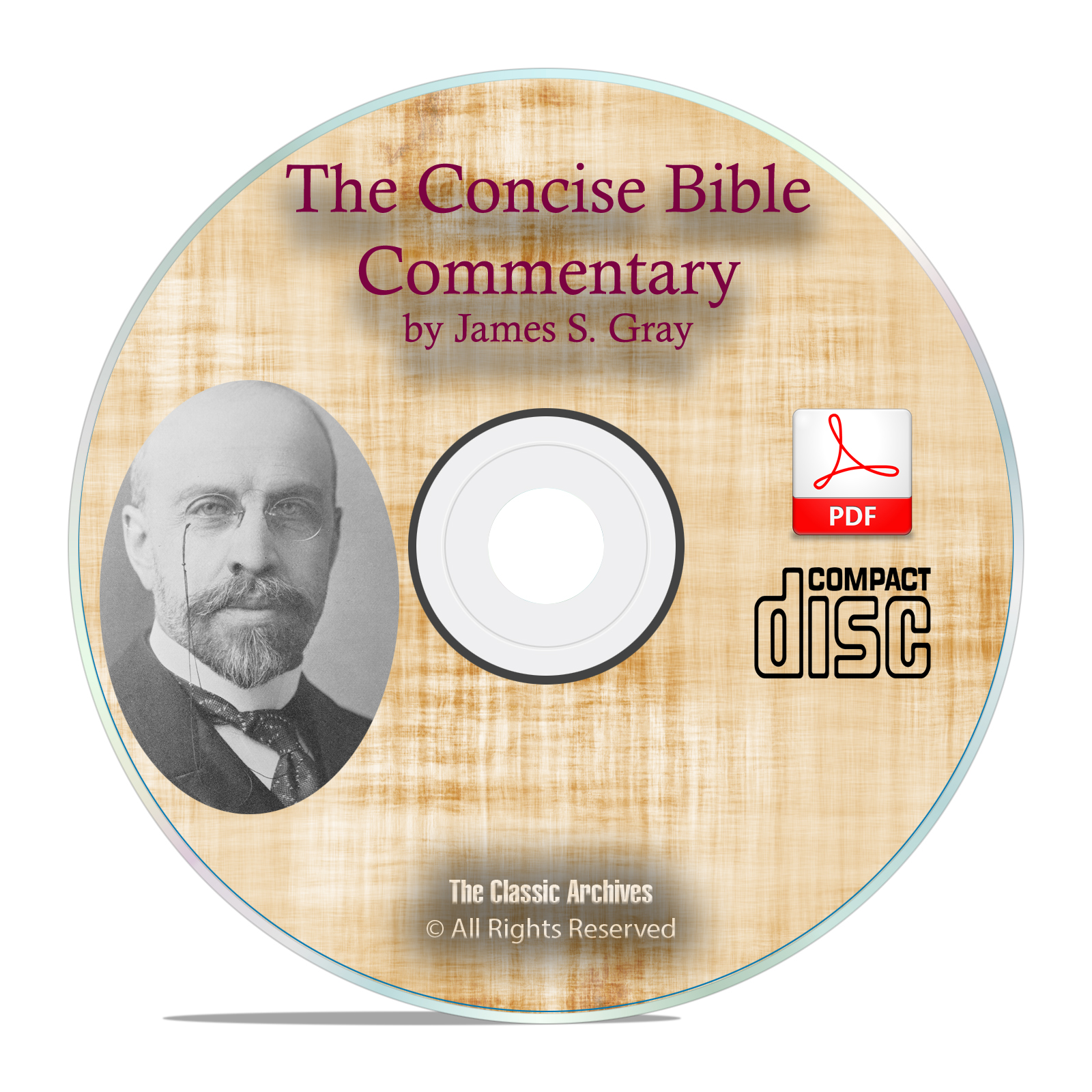 The Concise Bible Commentary, James Gray, Christian Scripture Study PDF CD