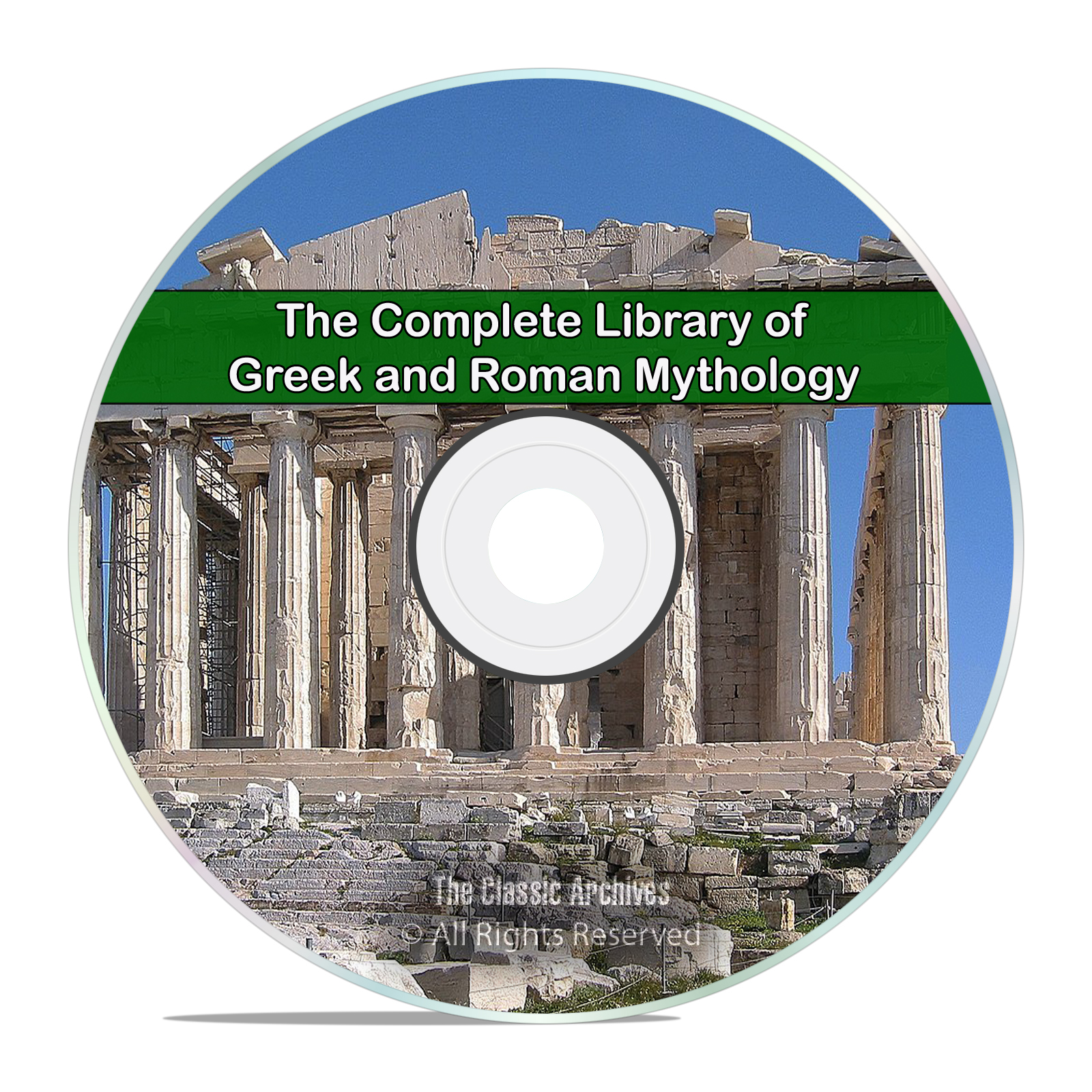 Complete Library of Greek & Roman Mythology, 31 Books on Greece Rome DVD