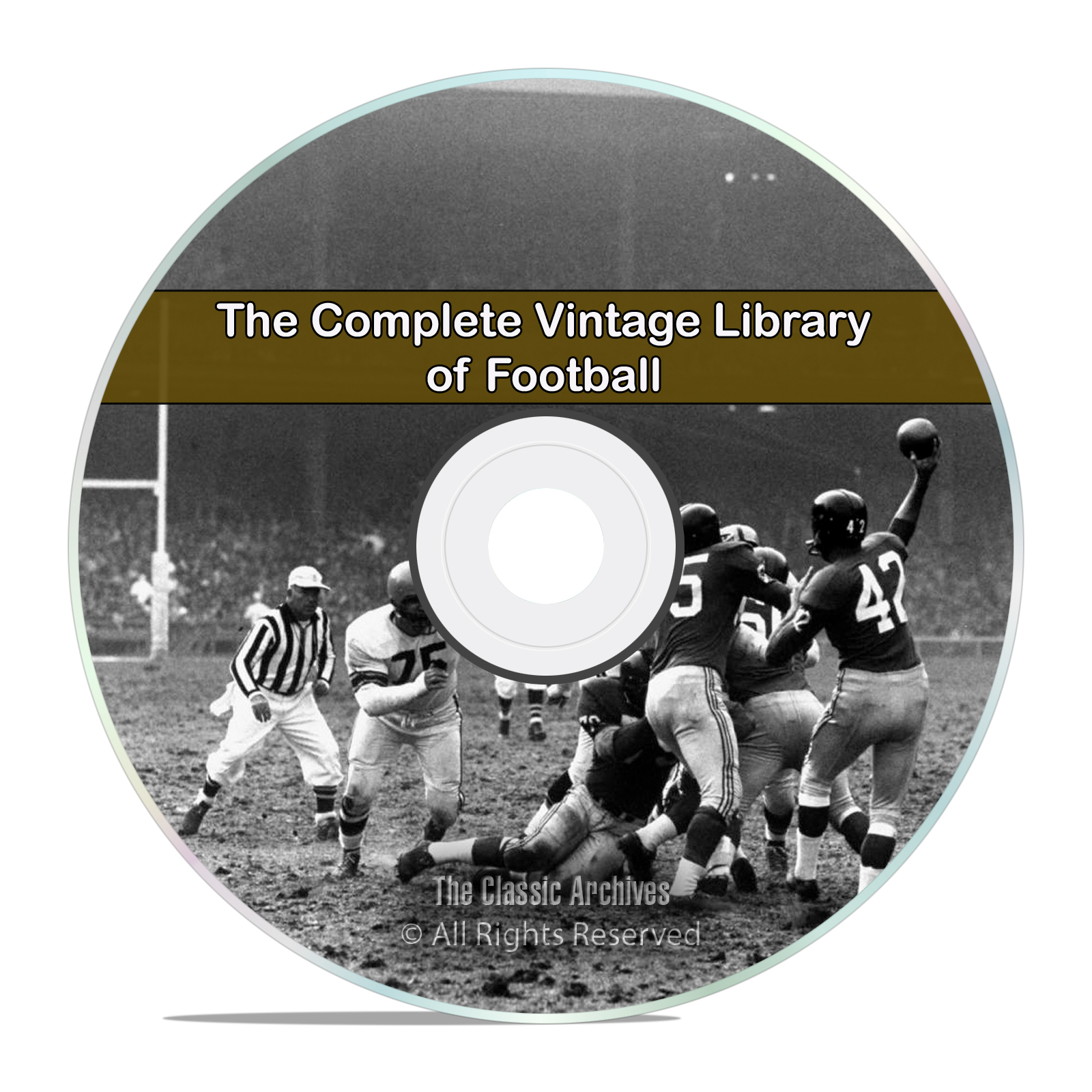 Complete Vintage Library of Football, 102 Books Spalding Guides History DVD