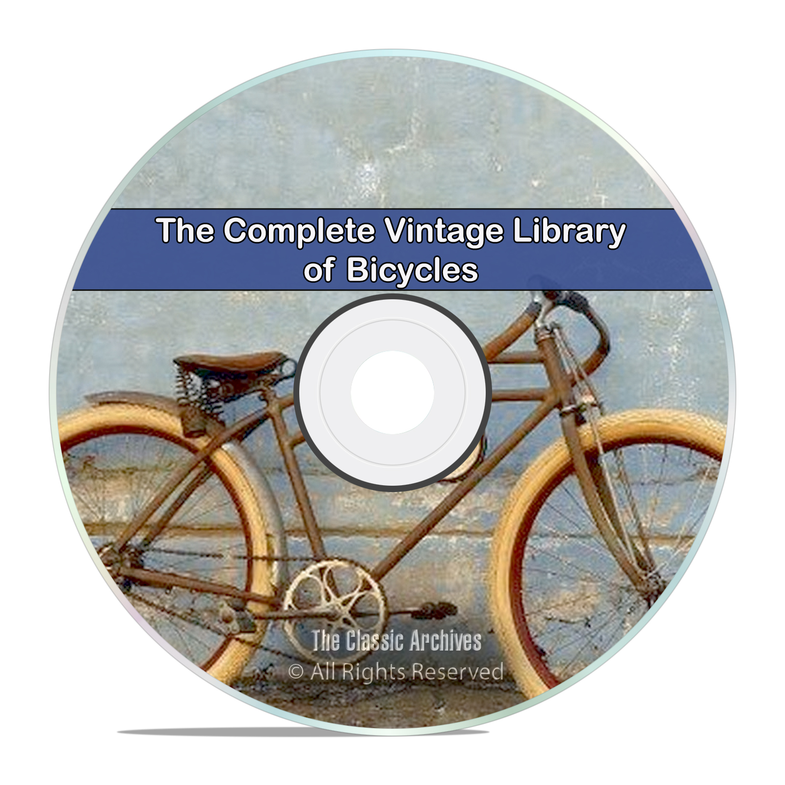 Library of Vintage Bicycles, 53 Books, Tricycle, How to Build, Repair CD