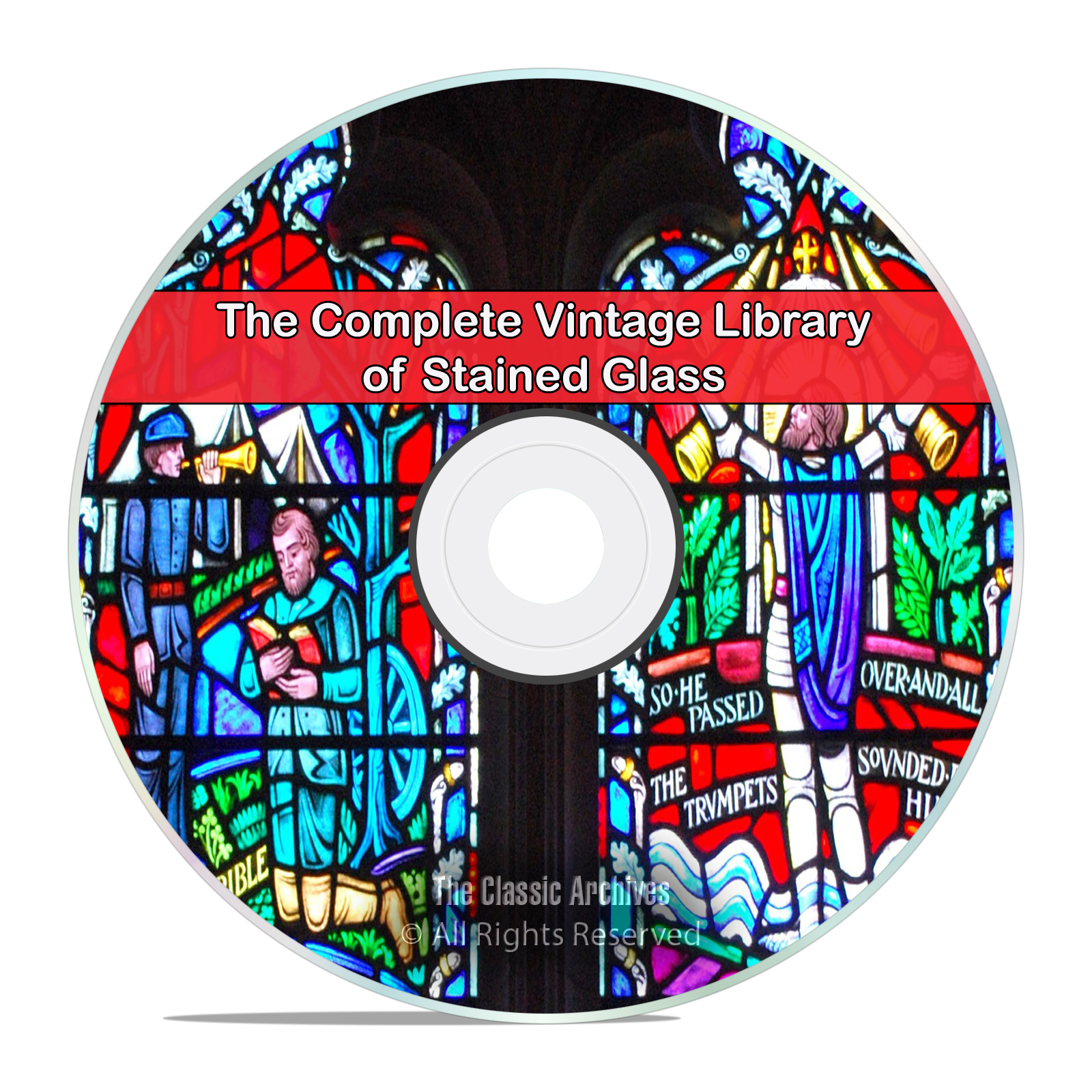 40 Books Library of Painted & Stained Glass, History, Church, Making PDF CD