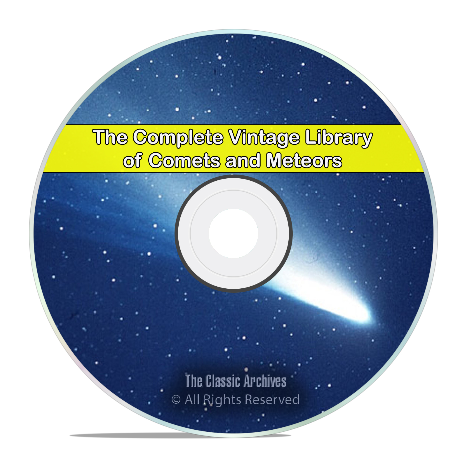 Library of Comets & Meteors, 76 Books on Astronomy Meteorites Stars PDF DVD
