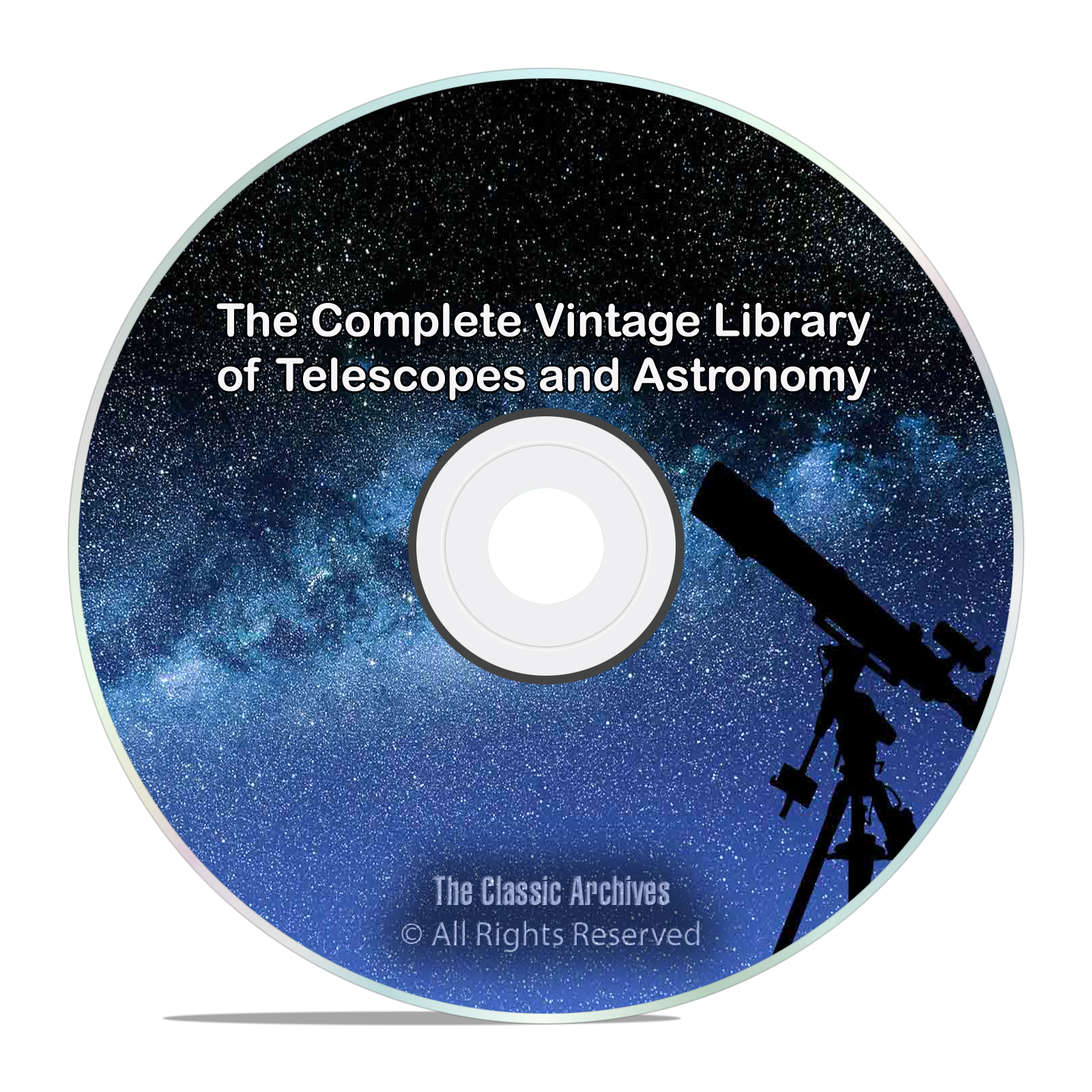 Library of Telescopes & Astronomy, 231 Books, Stars Astronomer PDF DVD