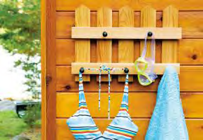 Dry your Cottage Clothes on a Picket Fence Clothes Rack