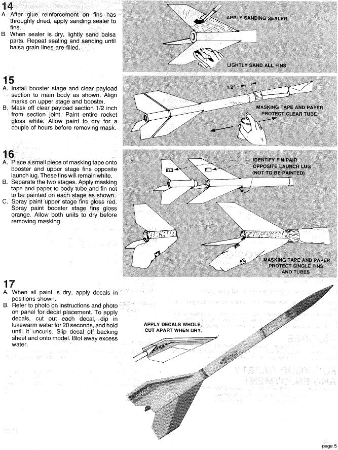 Model Rocket Plans