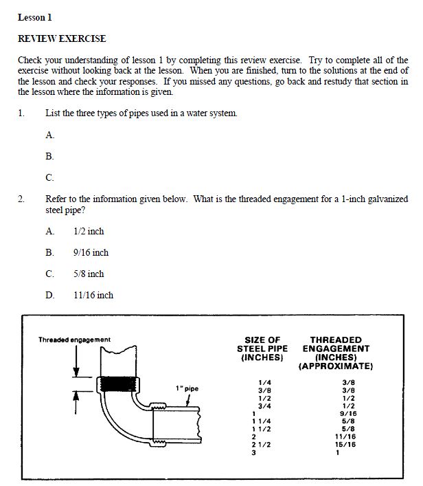 Plumber Course Manual