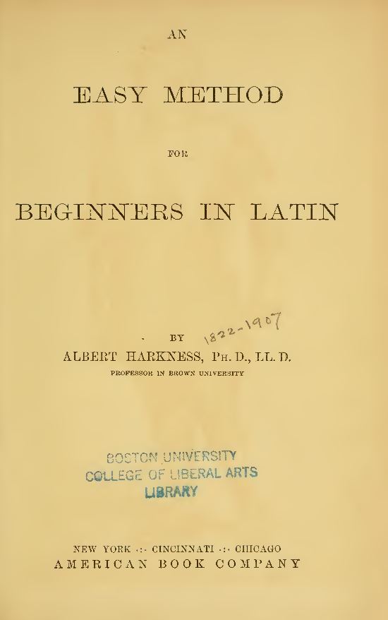 Latin Books