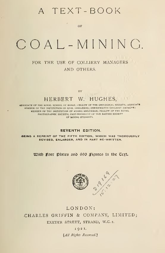 Coal Mining Books