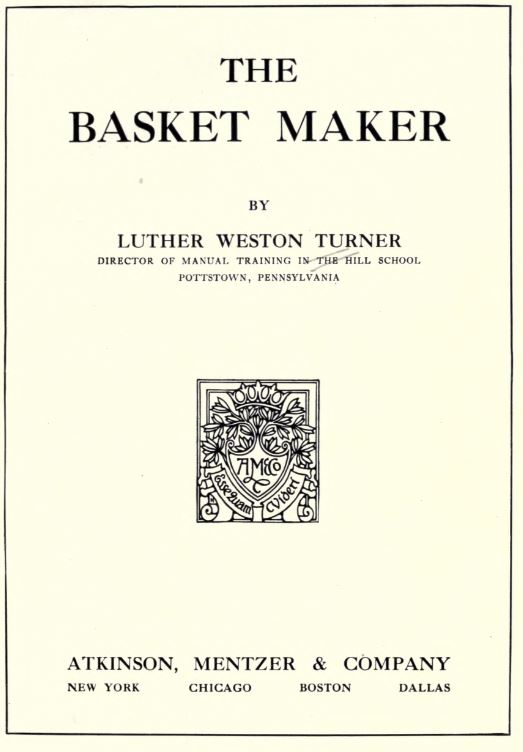 Basketry Books
