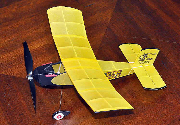 600 Small "Peanut" Scale, Indoor, RC Remote Control Model Airplane