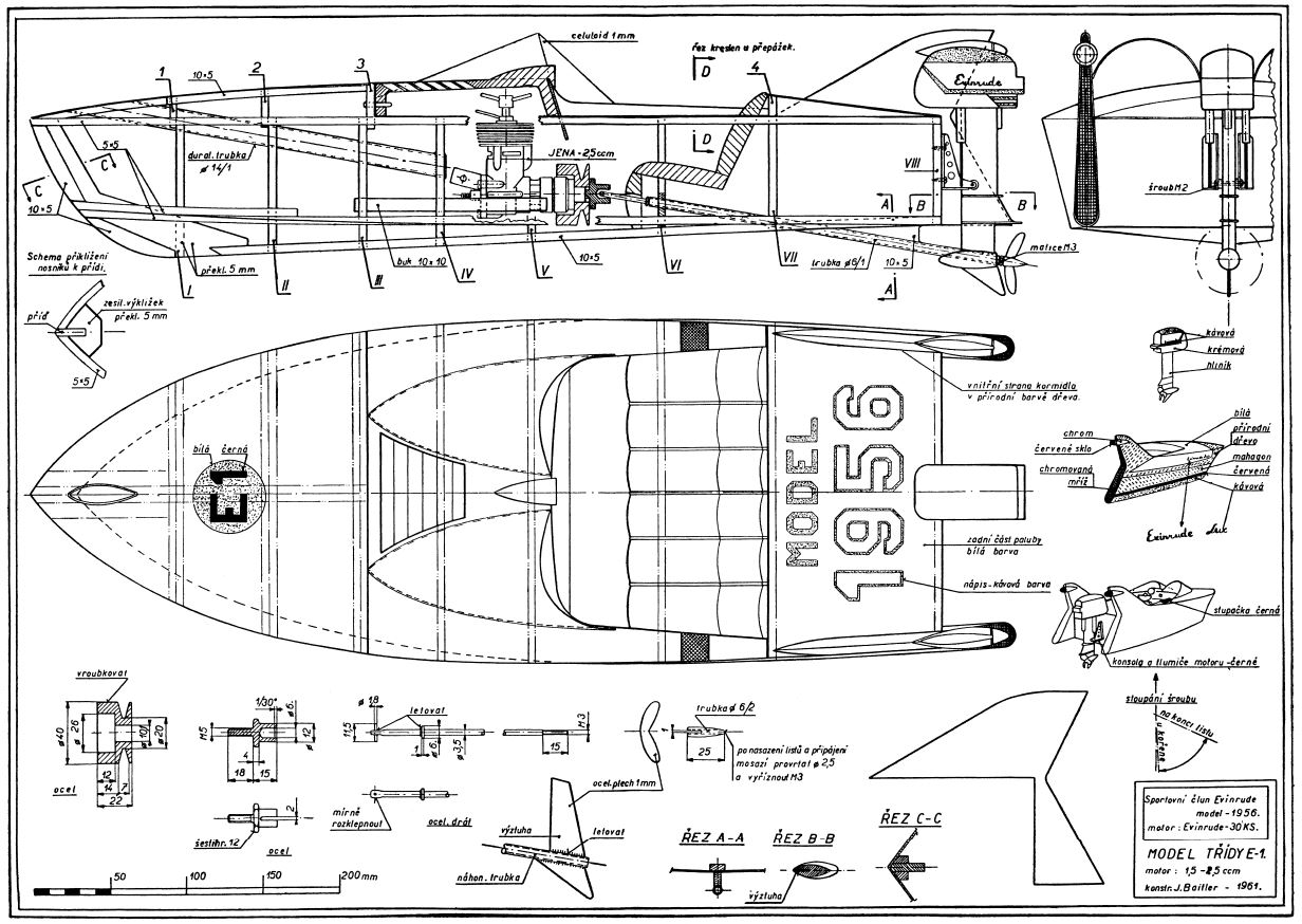 425 RC Remote Control Model Boat Plans, Speedboats, Tugboats, Sailboats