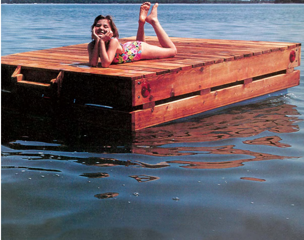 Free Swim Raft Wood Plans